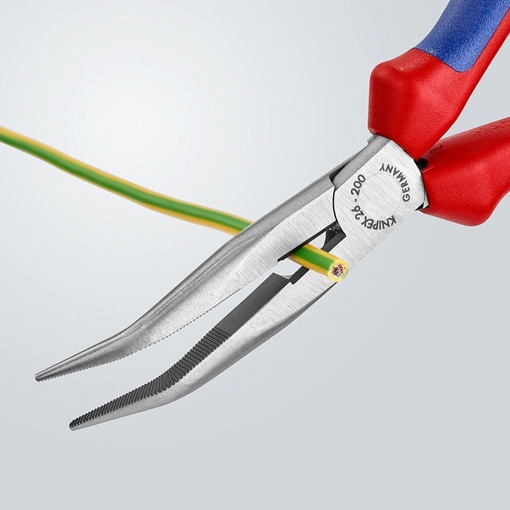 KNIPEX Snipe Nose Side Cutting Pliers (Stork Beak Pliers) (Model: 26 22  200) – Conmax Resources