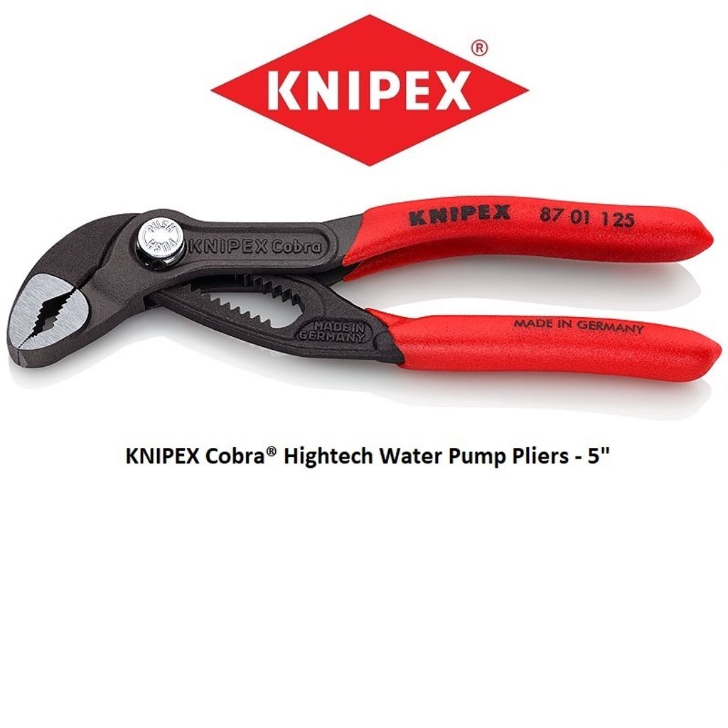 Knipex Knipex KPX8702250 Cobra Water Pump Pliers - 46mm Capacity