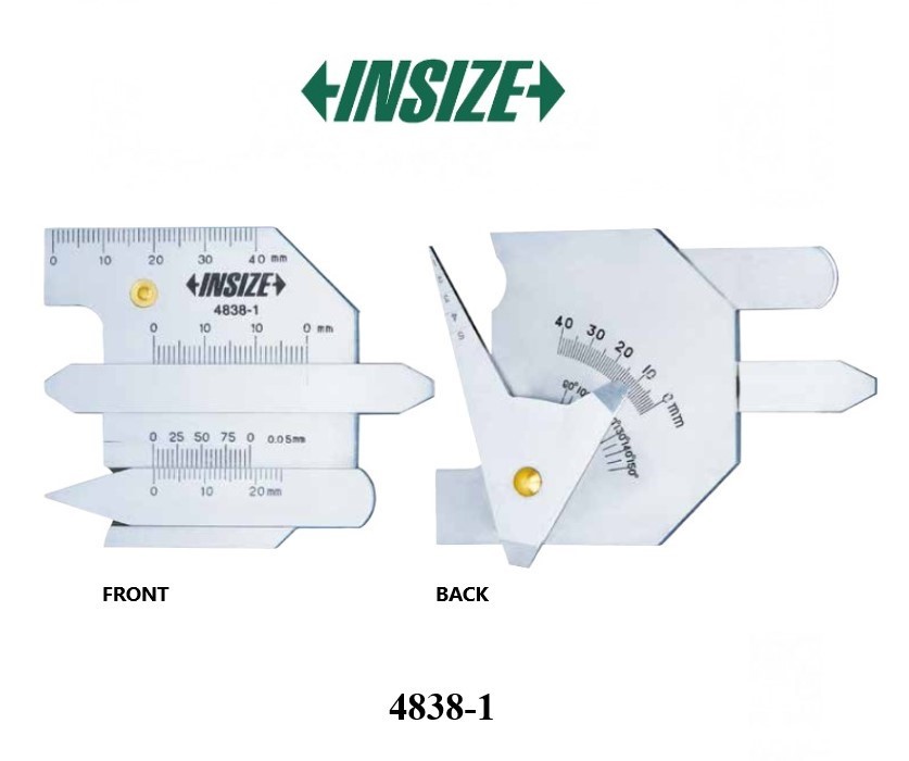 INSIZE Welding Gauge (Model: 4838-1 / 4838-2)
