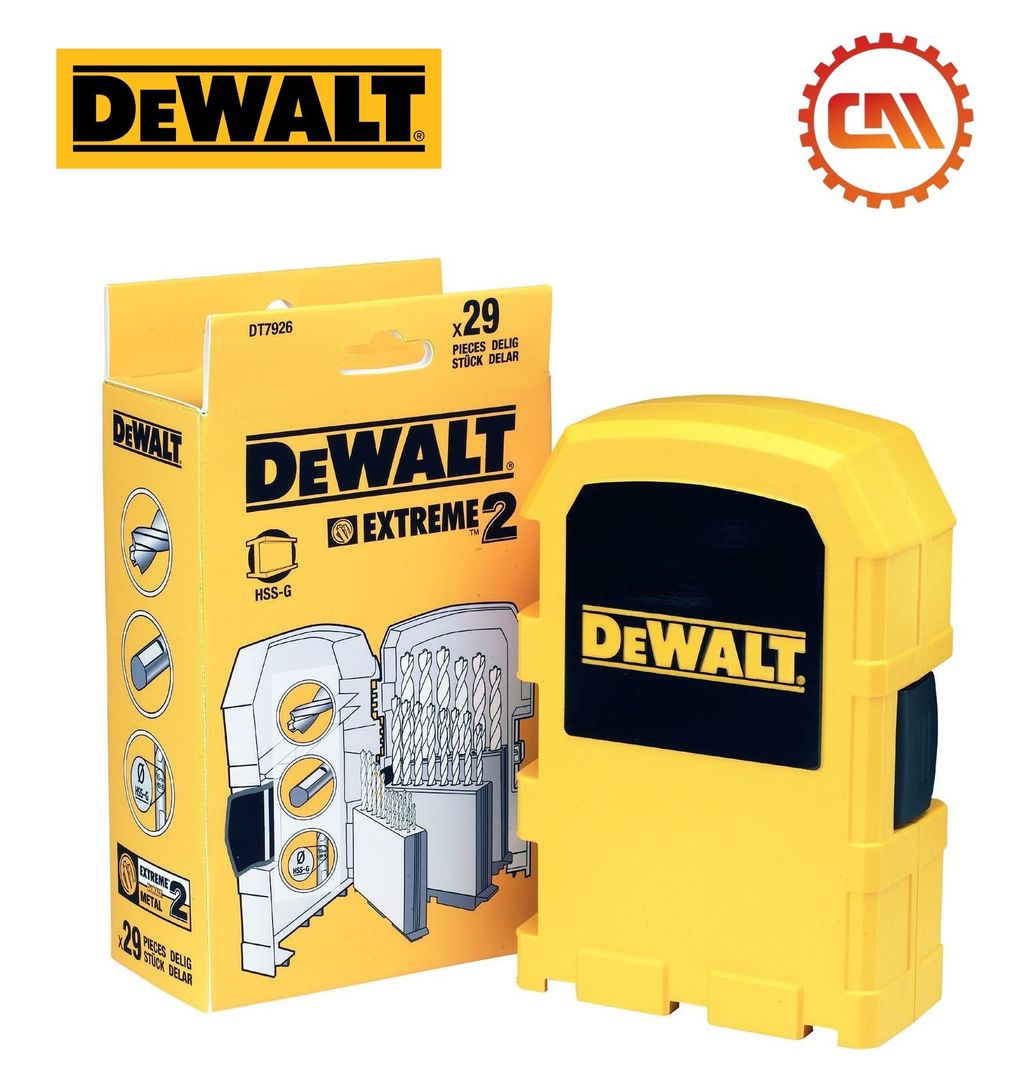 DeWalt DT7926-XJ Extreme 2 HSS-G 29pcs Drill Bits Set (Made in Germany) –  Conmax Resources