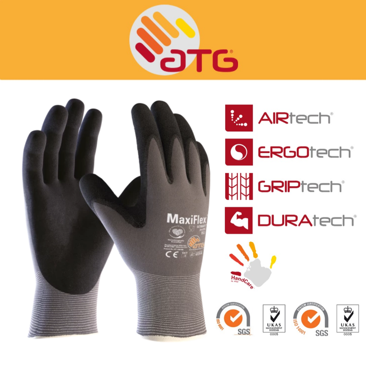 Maxiflex Palm Nitrile Coated Gloves