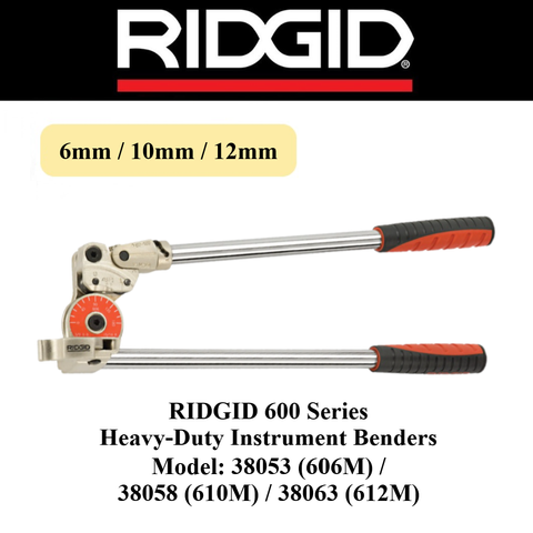 RIDGID 600 SERIES 38053, 38058, 38063