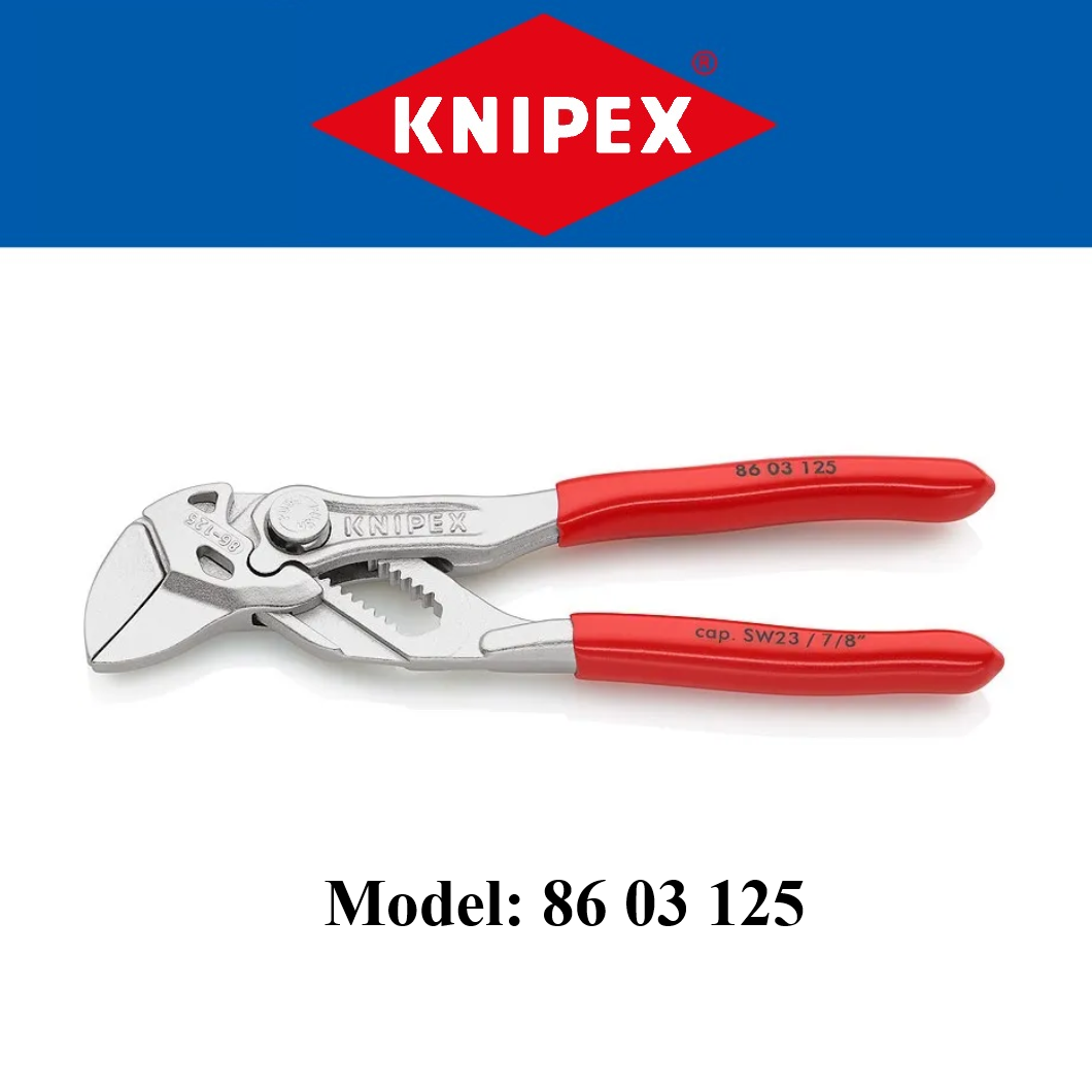 KNIPEX Pliers Wrench Pliers & A Wrench in a Single Tool - Model: 86 01