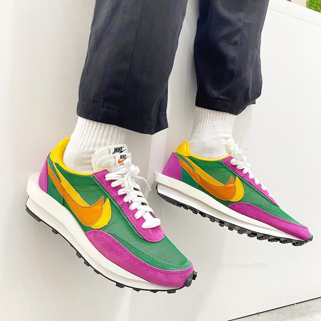 Nike LD Waffle x Sacai 粉綠黃【BV0073-301】 – MiffyUSA米菲美國