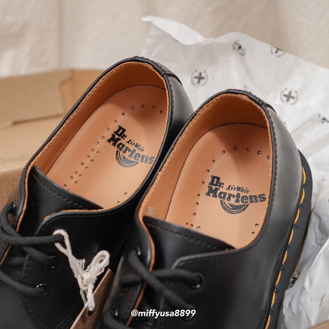 Dr. Martens Smooth 1461 馬丁 馬汀 三孔 亮面硬皮 黑色 米粉回饋