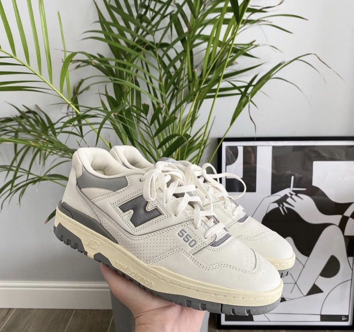 NewBalance NB550 x aimé leon dore 奶油灰【BB550ALE】