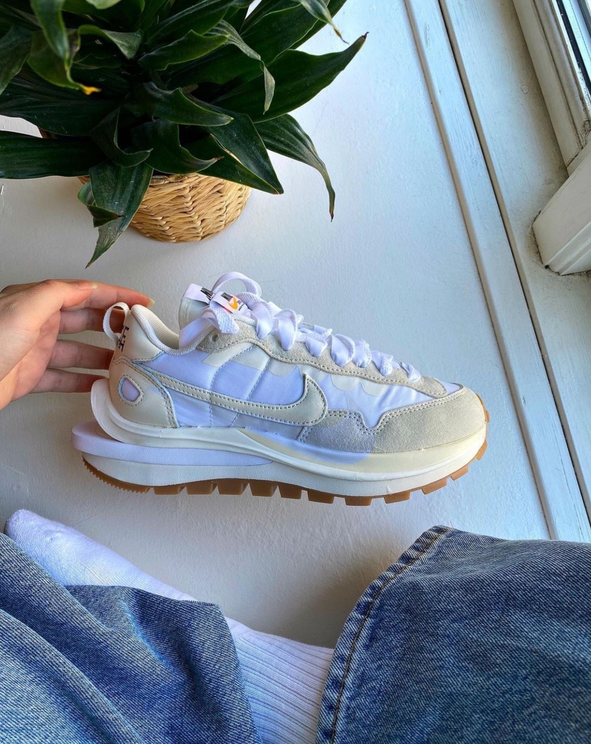 sacai NIKE VAPORWAFFLE white 28cm US10 白-