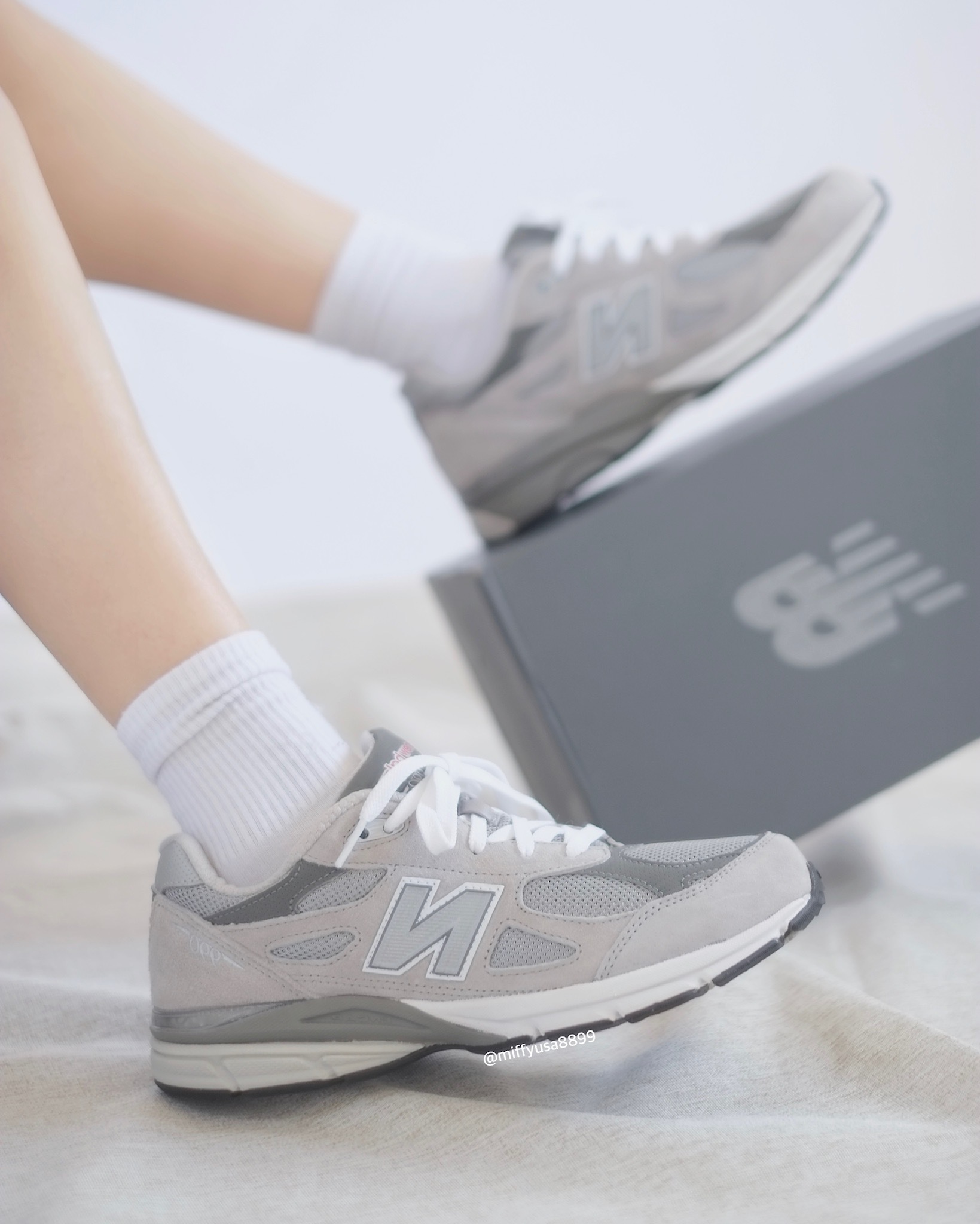 NewBalance 990v3 灰色大童版【GC990GY3】 – MiffyUSA米菲美國