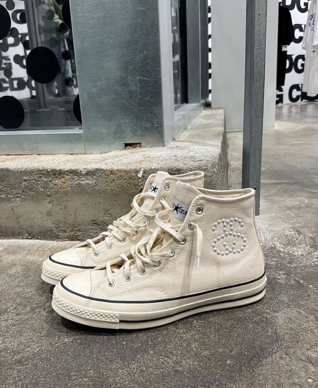 Converse Chuck 70 Hi x Stussy 聯名款 珍珠奶昔