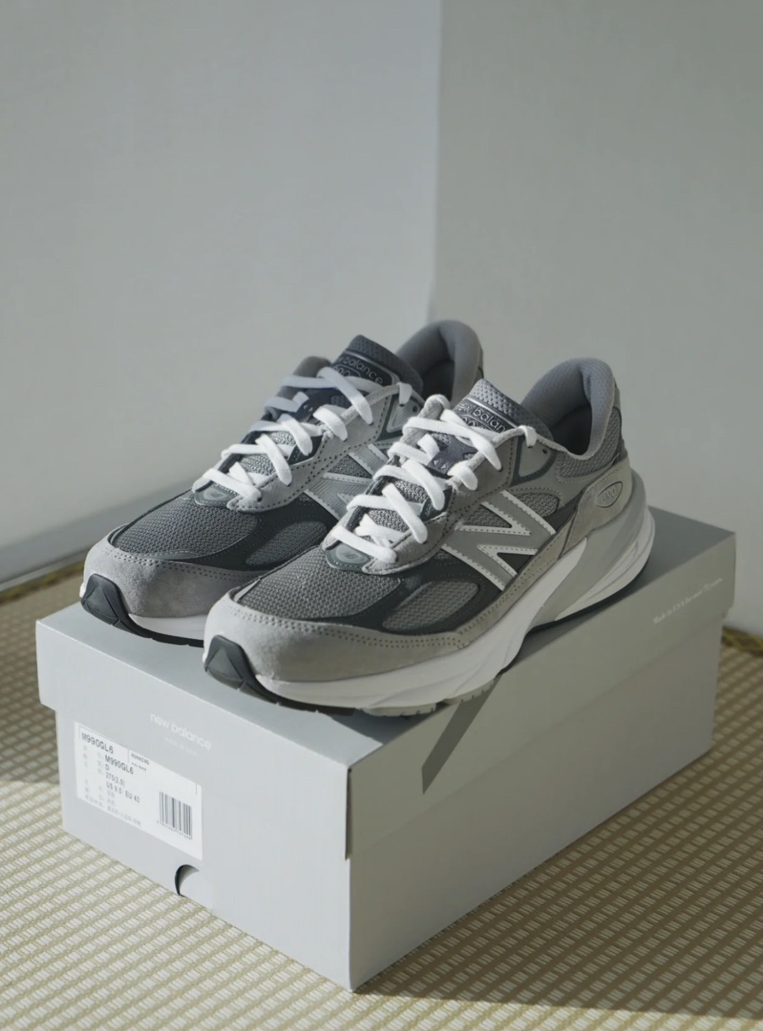 NewBalance 990v6 元祖灰 美製【M990GL6】【W990GL6】