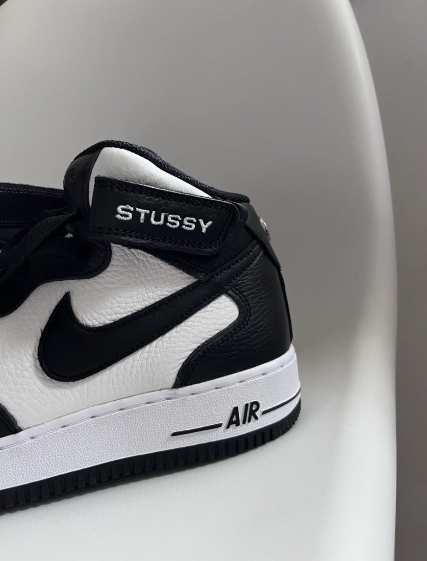 Nike Air Force 1 Mid x Stussy 黑白熊貓【DJ7840-002】 – MiffyUSA米