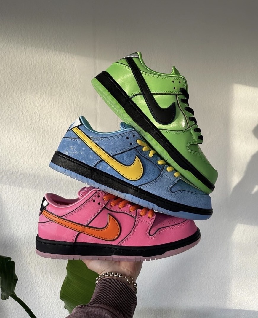 Nike SB Dunk Low x 飛天小女警The Powerpuff Girls