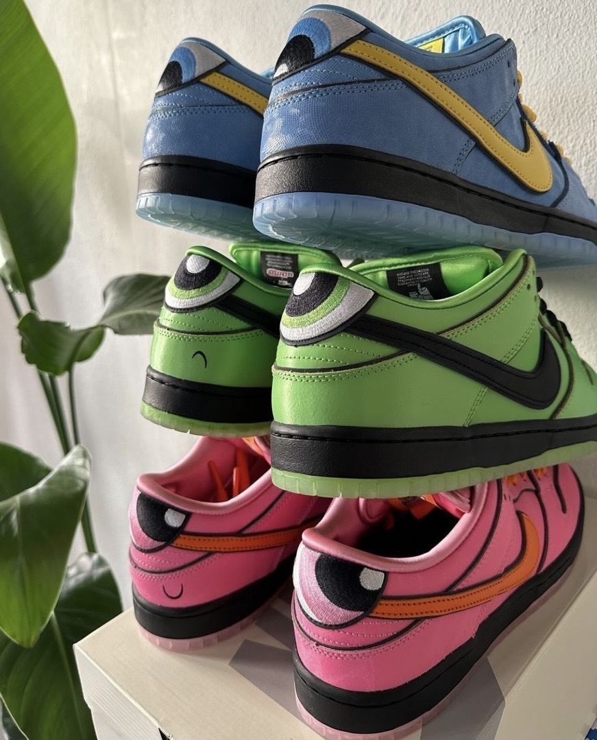 Nike SB Dunk Low x 飛天小女警 The Powerpuff Girls