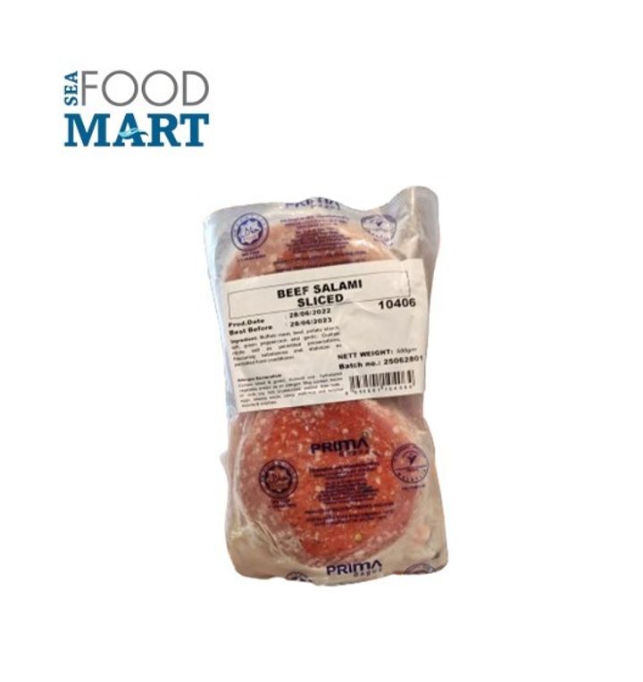 PRIMA Salami Beef Slice 20pcs 500gm +-