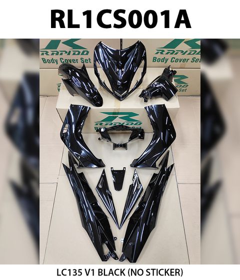 Rapido Cover Set For Yamaha Lc135 V1 No Sticker Good One Online Shop