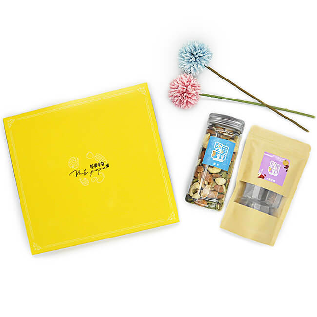 堅果+黑糖磚綜合禮盒,送禮自用兩相宜