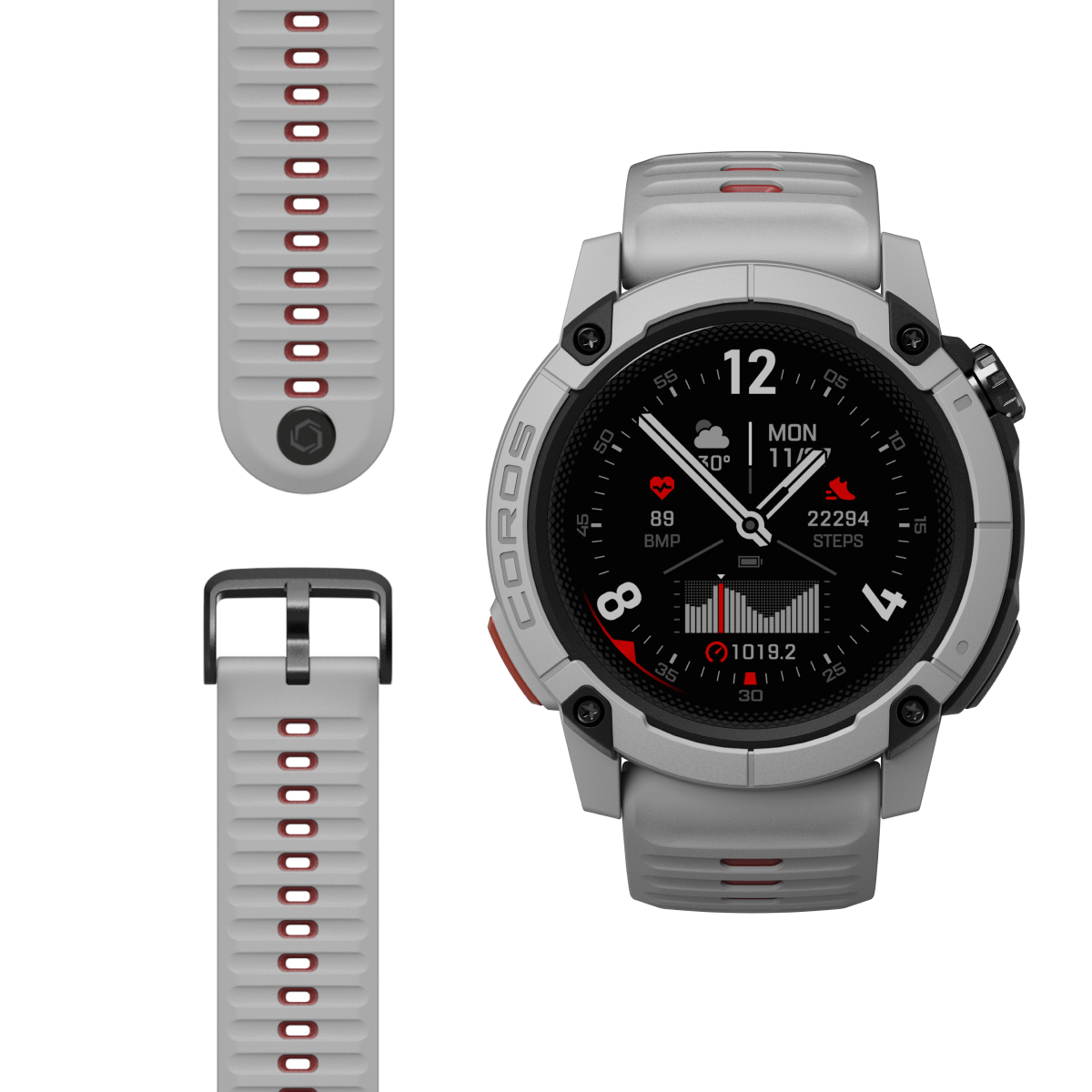 The_full_view_of_the_COROS_Nomad_Watch_in_Ash_Color
