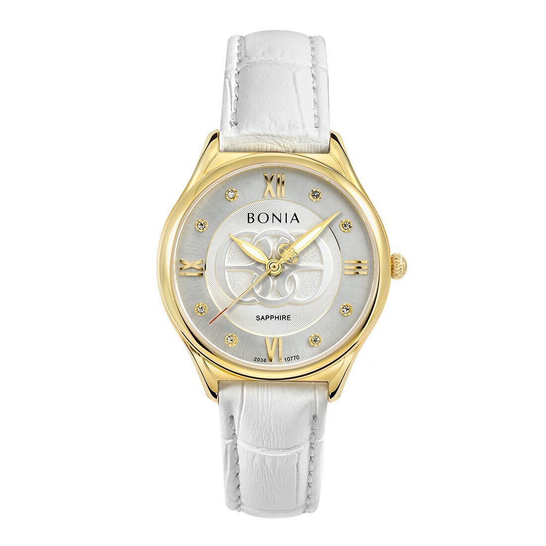 Bonia Women Elegance BNB10656-2595S Rose Gold Stainless Steel Strap With  Green Dial Analog Watch