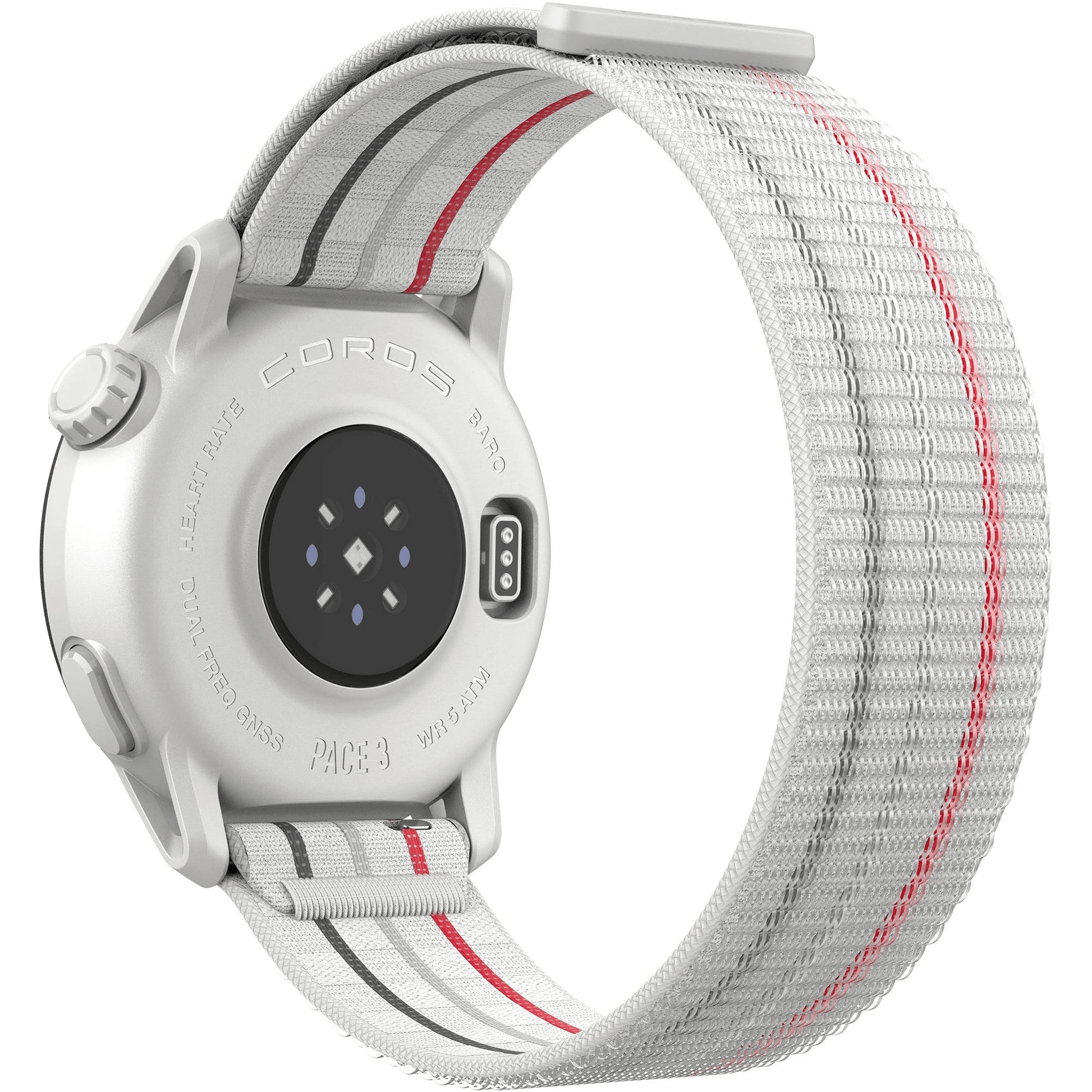 COROS PACE 3 GPS Sport Watch/ PACE 3 WHITE NYLON – L U M I T I M E