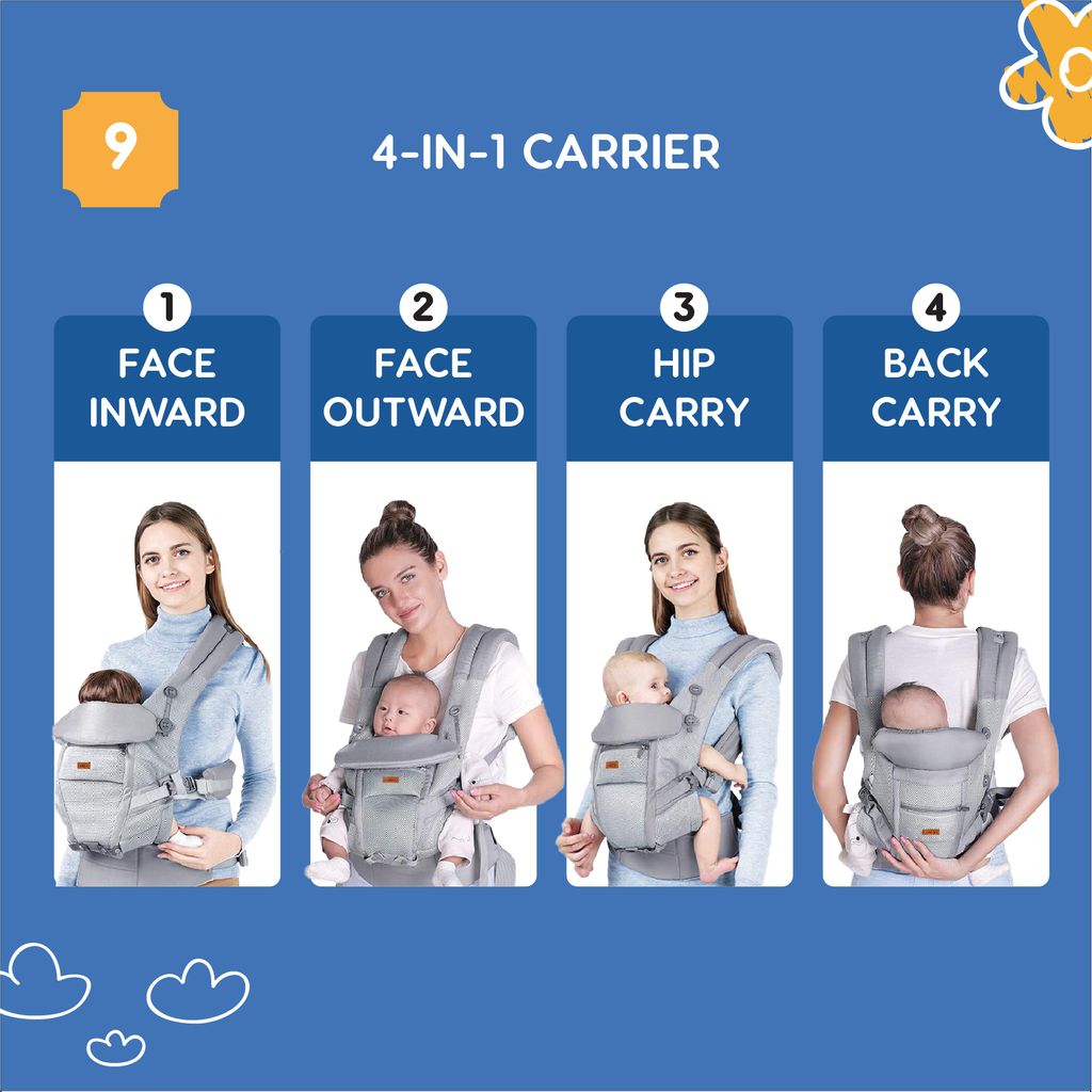Bueno All in one 360 baby Carrier-11
