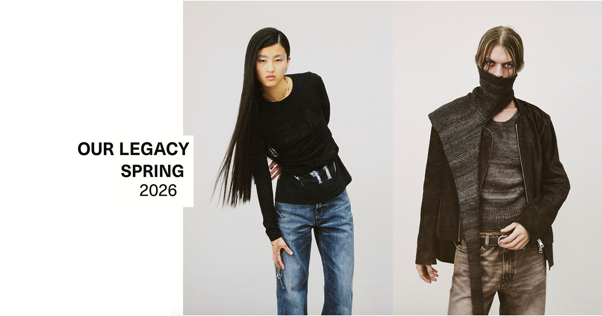New arrivals Our Legacy spring summer 2026 ’b-sides’