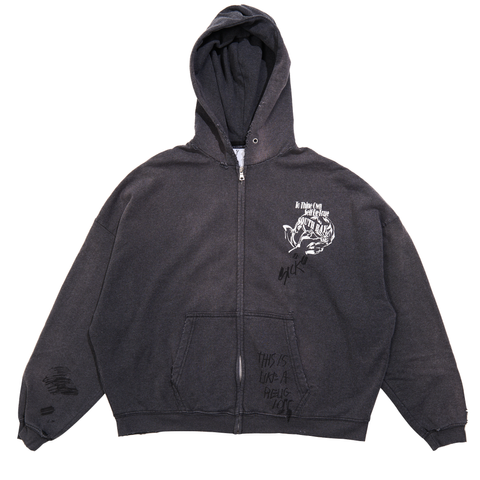 CARRY-THE-MESSAGE-ZIPPED-HOODIE-BLK-FRONT