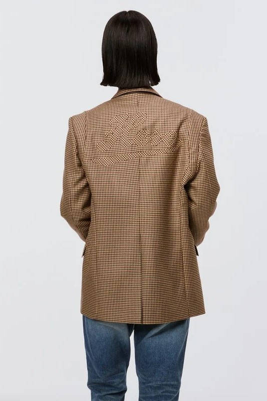 MASU VARSITY TAILORED JACKET(BROWN) 44