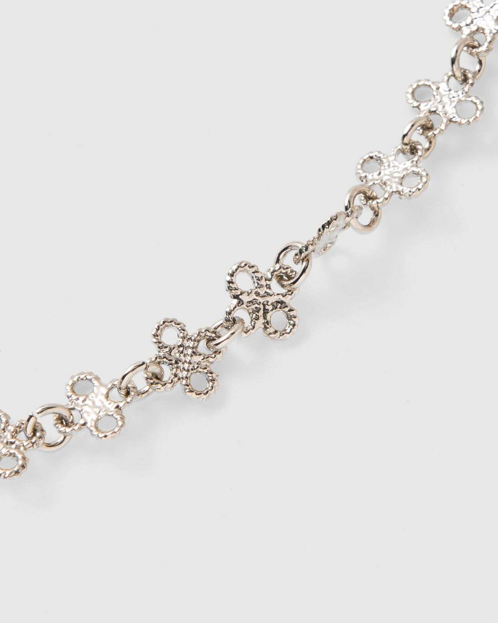 タナカダイスケ pearl ribbon chain necklace pearl ribbon chain necklace(FREE SILVER): tanakadaisuke