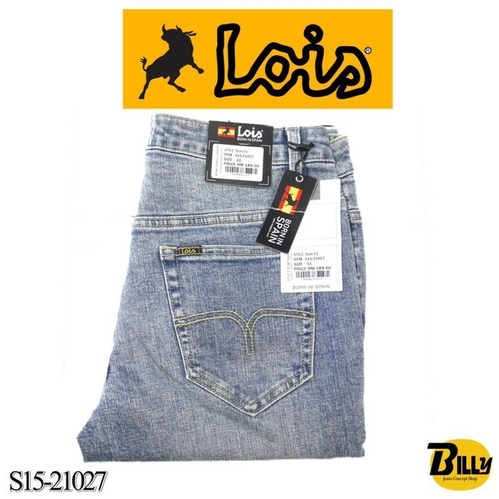 LOIS Brand Men Slim Fit Stretchable Jeans(S15-21027) – BILLY JEANS CONCEPT  SHOP