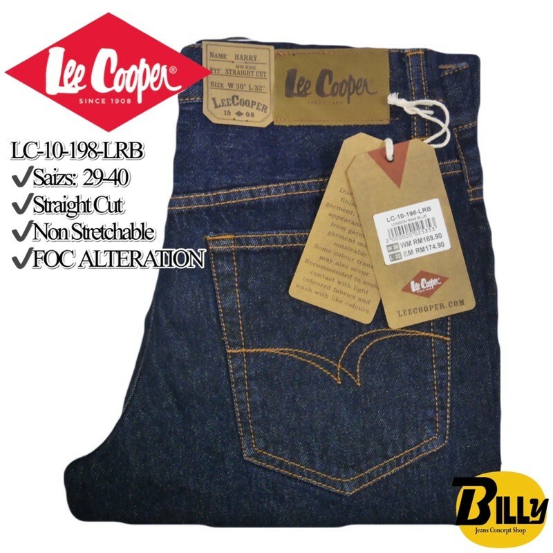 LEE COOPER Brand Men Straight Cut Jeans (LC-10-198-LRB) – BILLY JEANS  CONCEPT SHOP