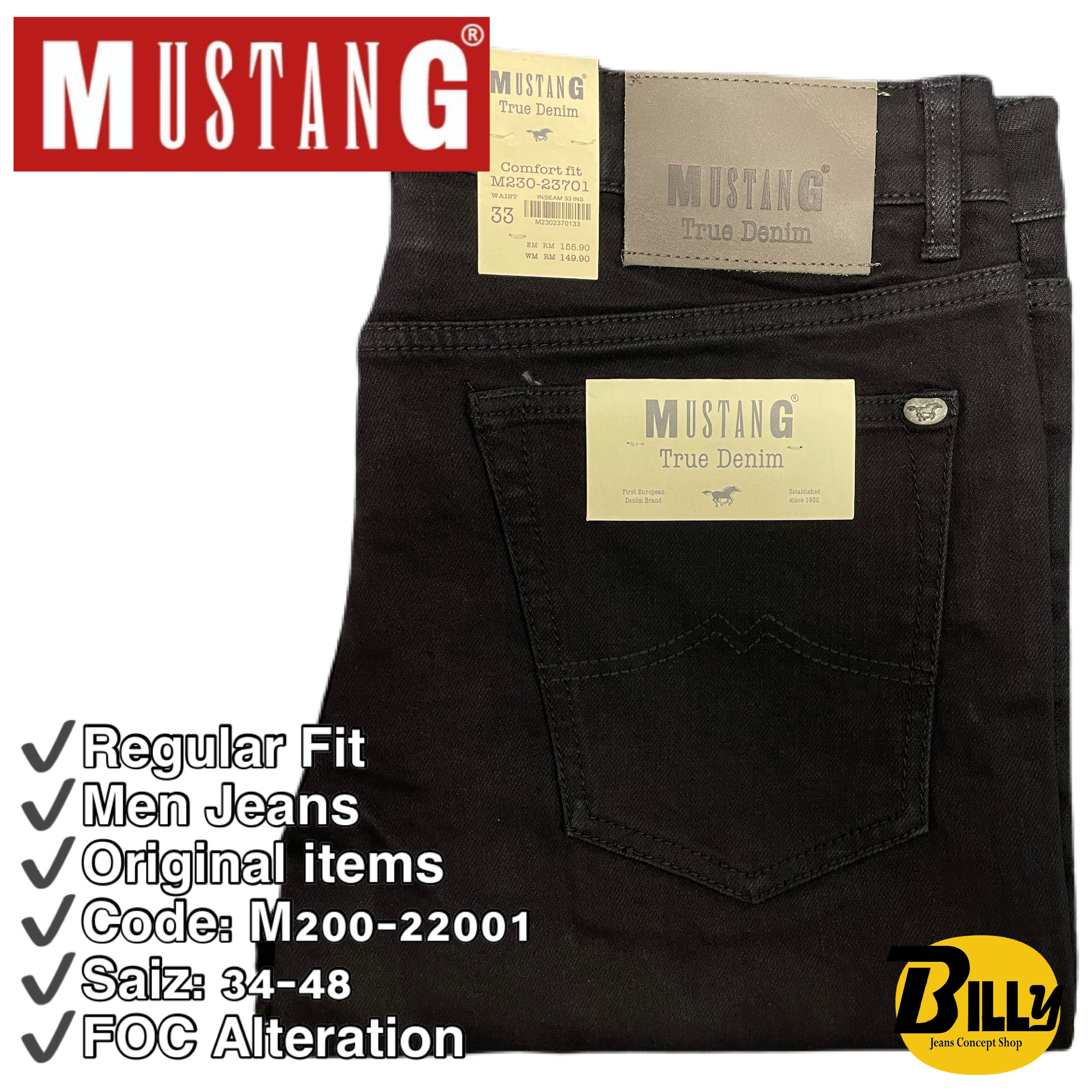 MUSTANG Brand M230 Comfort Fits Men Jeans (M230-19975)