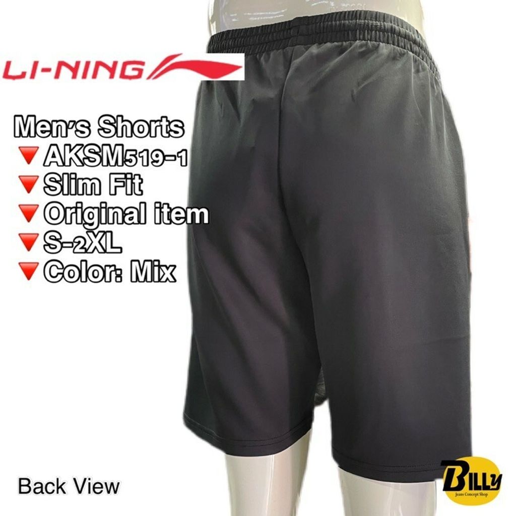 LI-NING Brand Men Sport Shorts(AKSM519-1) – BILLY JEANS CONCEPT SHOP
