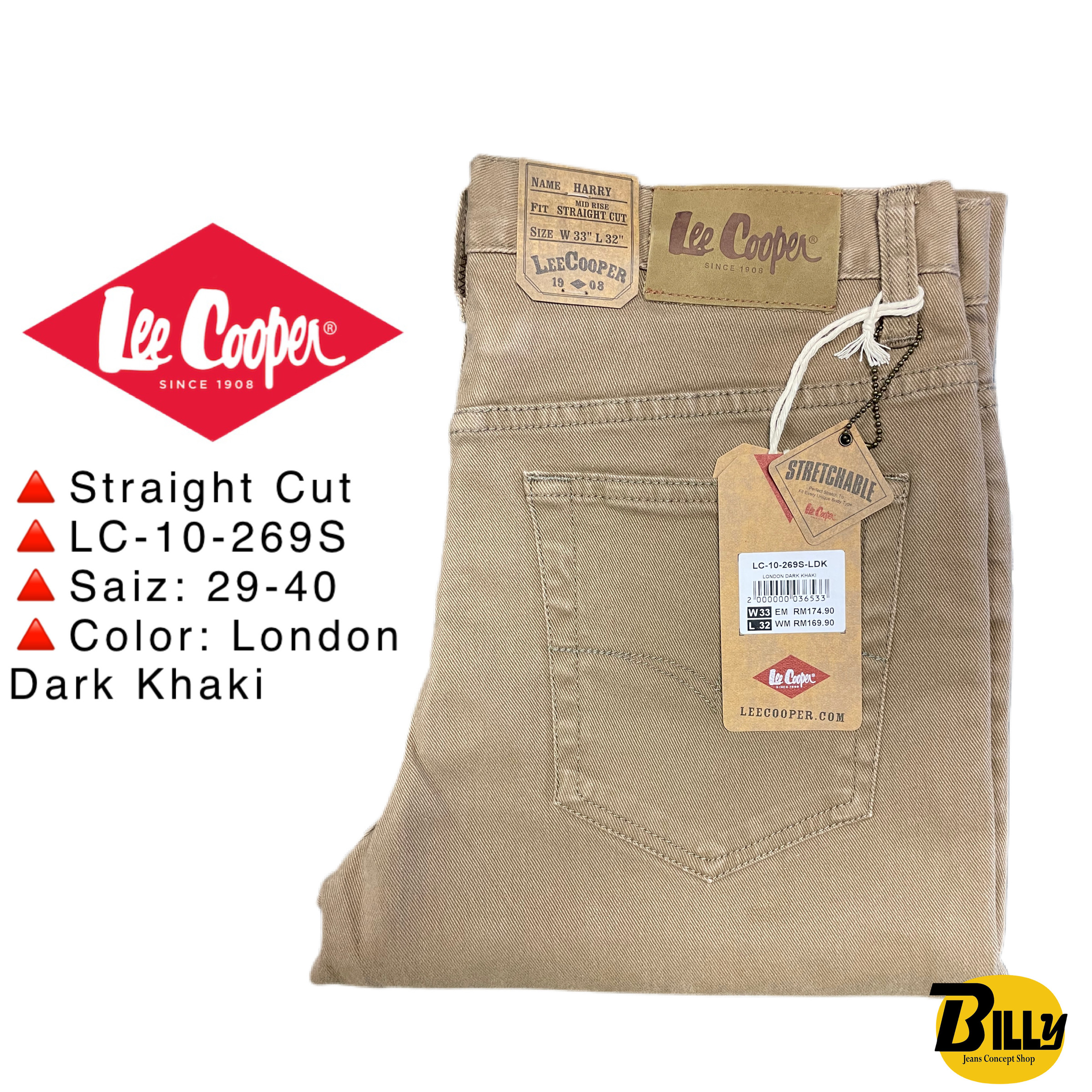 LEE COOPER Brand Men's Straight Cut Cotton Jeans (LC-10-269S) – BILLY JEANS  CONCEPT SHOP