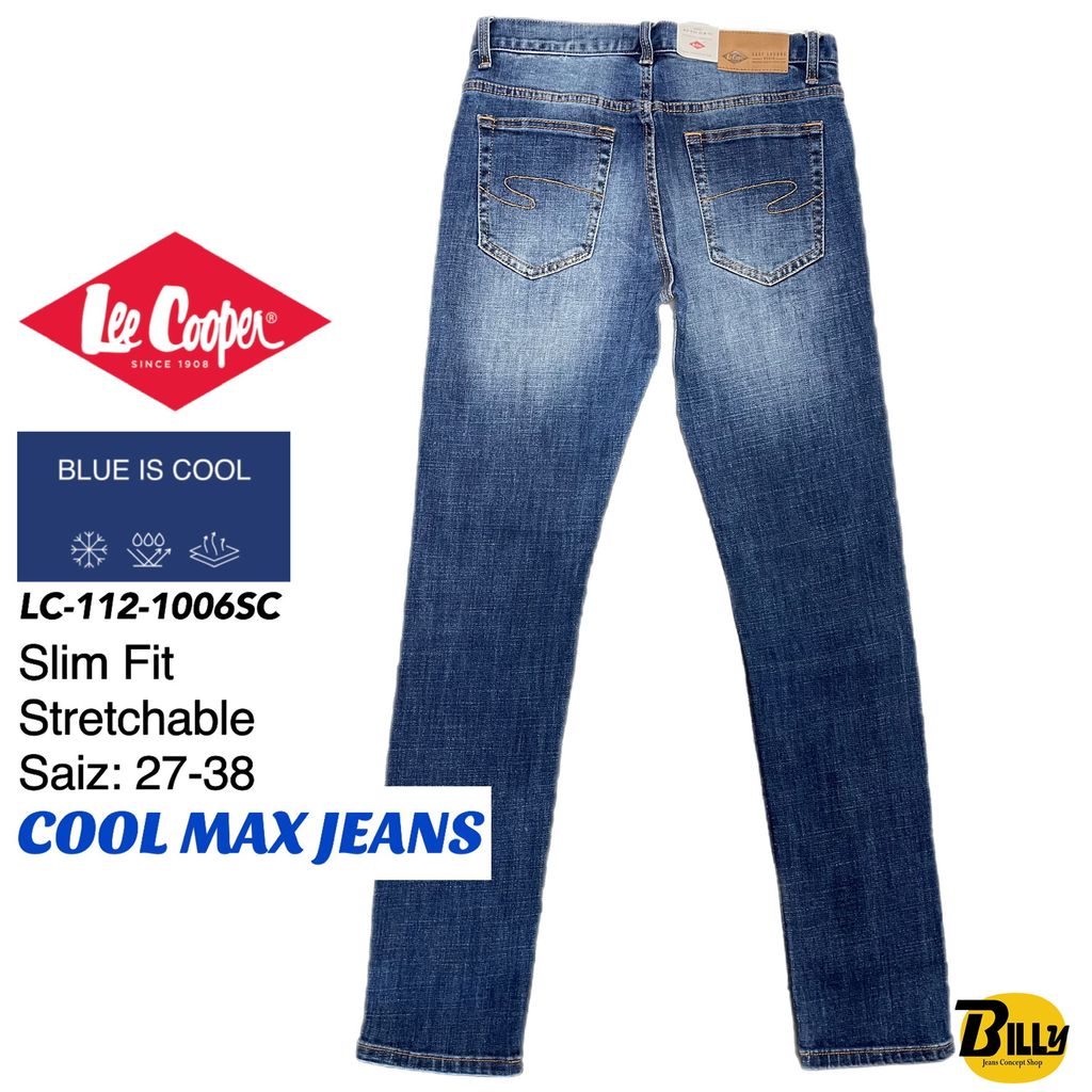 COOL MAX] LEE COOPER Brand Men's Slim Fit Stretchable Jeans(LC-112-1006SC)  – BILLY JEANS CONCEPT SHOP
