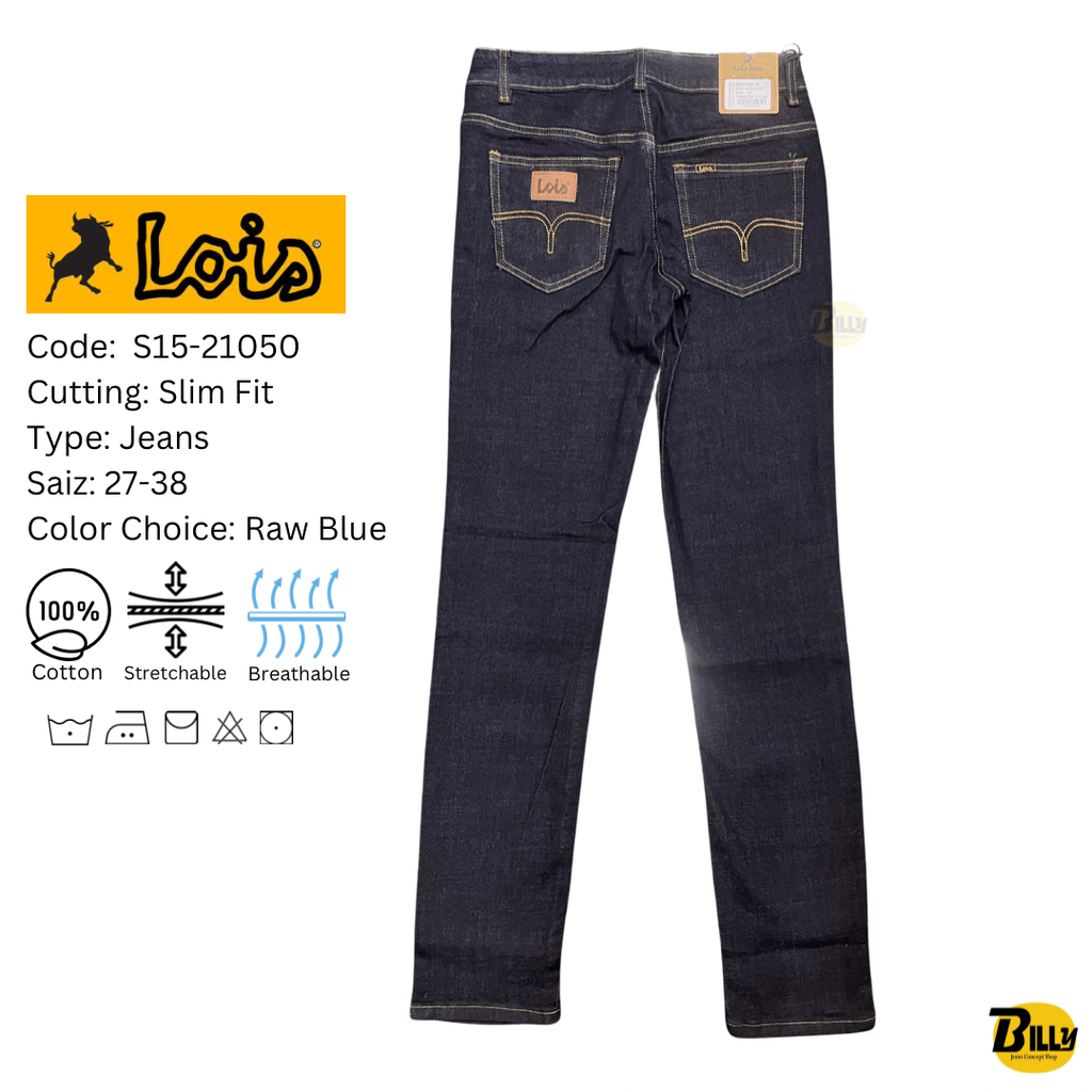LOIS Brand Men's Slim Fit Stretchable Jeans ( S15-21050 ) – BILLY JEANS  CONCEPT SHOP