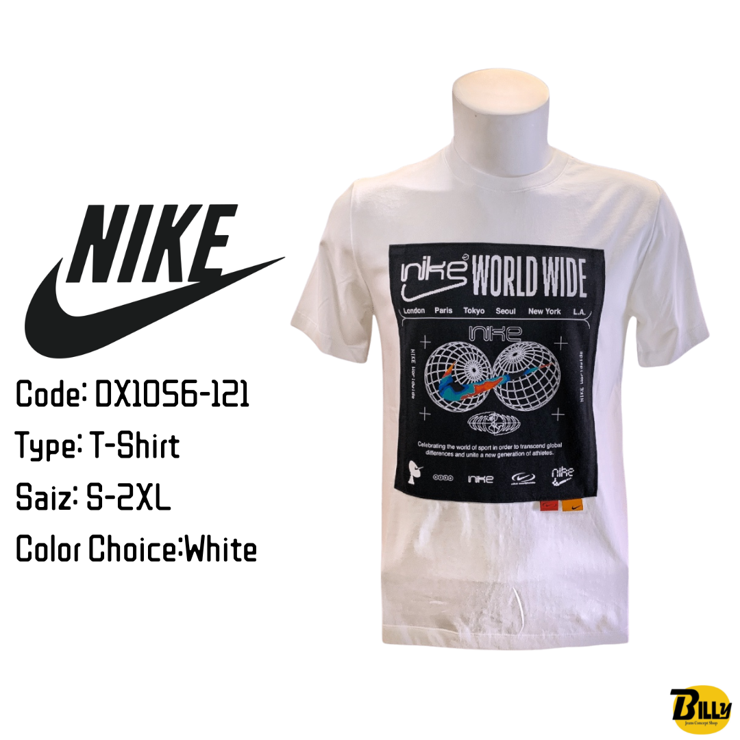 NIKE Brand Men's Slim Fit Round Neck T-shirt ( DX1056-121 ) – BILLY JEANS  CONCEPT SHOP