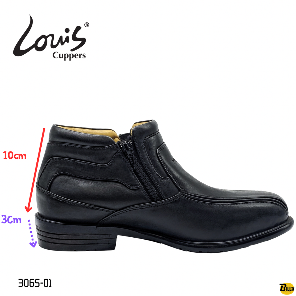 LOUIS CUPPERS Brand Men's Comfort Casual Zippers Formal Shoes