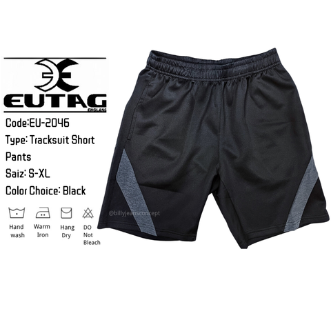 CodeEU-2045 Type Tracksuit Short Pants Saiz S-3XL Color Choice Navy Blue - 2