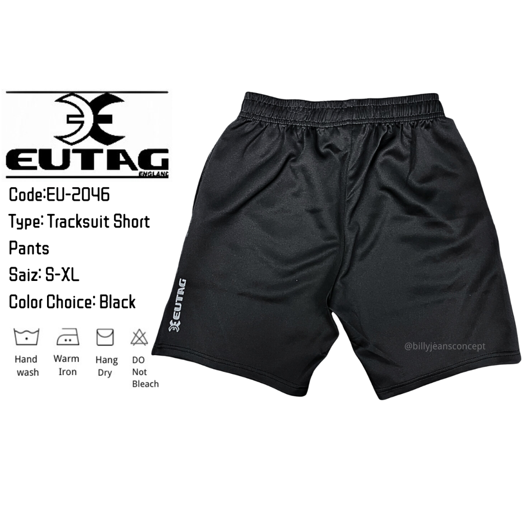 CodeEU-2045 Type Tracksuit Short Pants Saiz S-3XL Color Choice Navy Blue - 3
