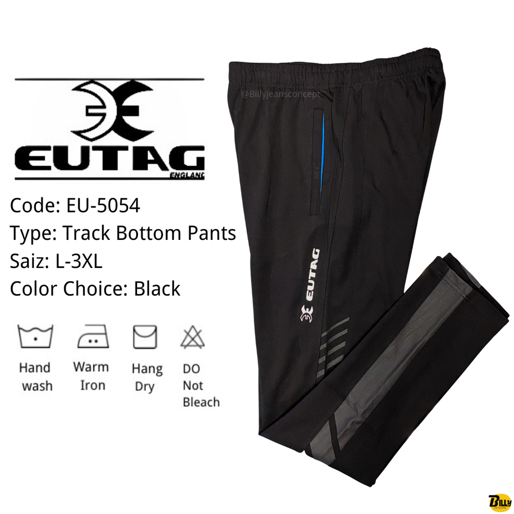 Code EU-5054 Type Long Tracksuit Saiz L-3XL Color Choice Black - 2