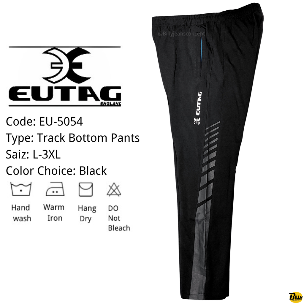 Code EU-5054 Type Long Tracksuit Saiz L-3XL Color Choice Black - 1