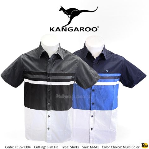 Code KCSS-1393 Cutting Slim Fit Type Pocket Shirts Saiz M-6XL Color Choice Multi Color - 1