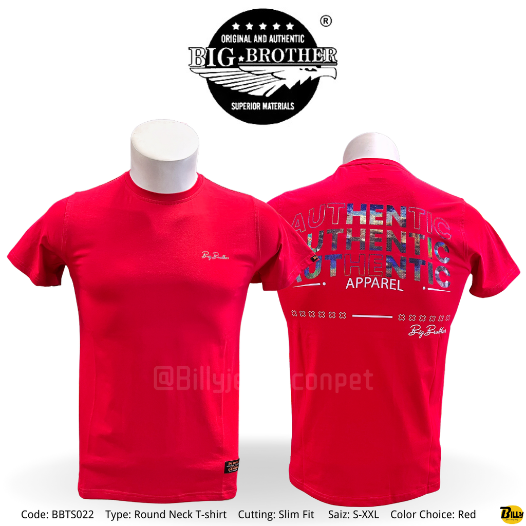 Code BBTS024 Type Round Neck T-shirt Cutting Slim Fit. Saiz S-XXL. Color Choice Multi Color - 2