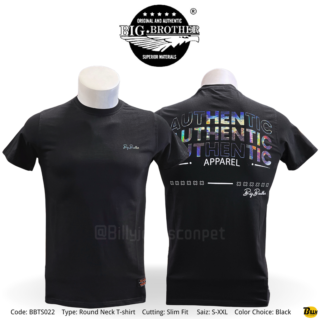 Code BBTS024 Type Round Neck T-shirt Cutting Slim Fit. Saiz S-XXL. Color Choice Multi Color - 4