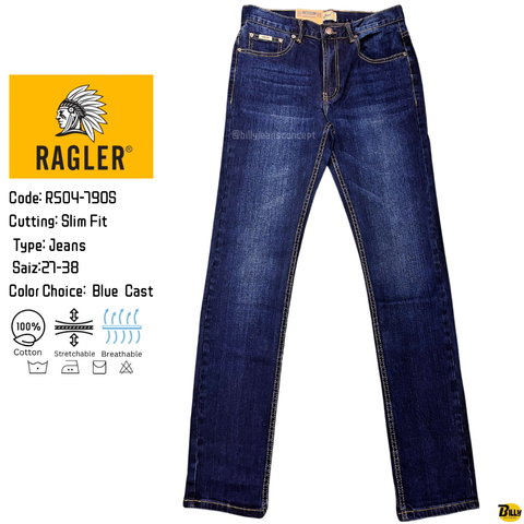 Code R504 Cutting Slim Fit Type Cotton Jeans Saiz27-38. Color Choice Multi Color - 2