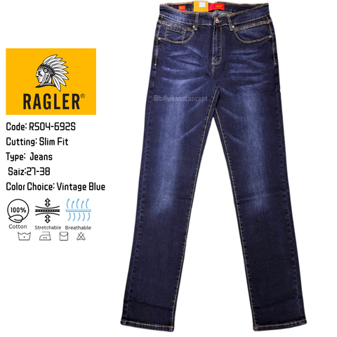 Code R504 Cutting Slim Fit Type Cotton Jeans Saiz27-38. Color Choice Multi Color - 1