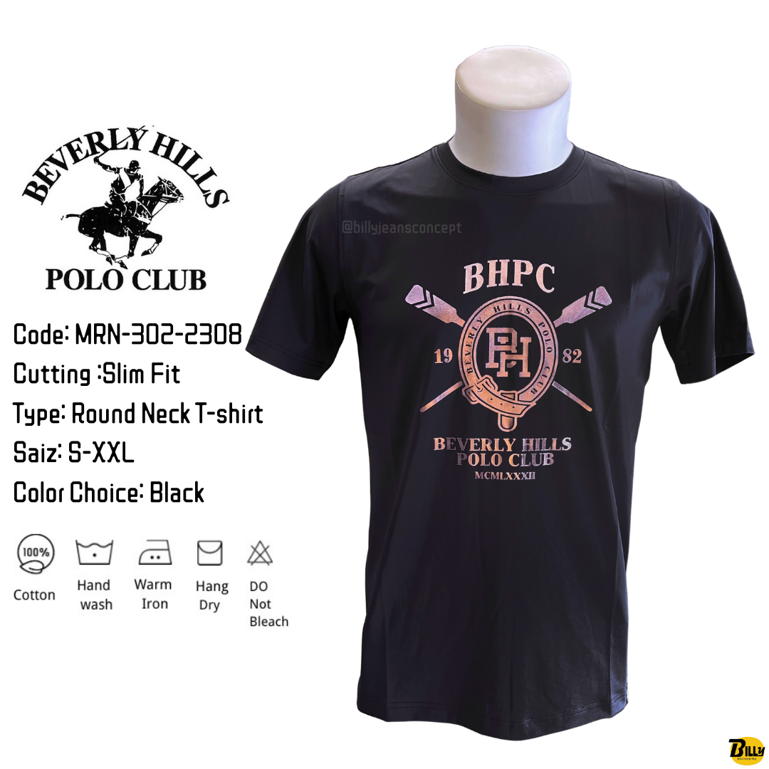 BEVERLY HILLS POLO CLUB Brand Men's Slim Fit Casual Round Neck T-shirt –  BILLY JEANS CONCEPT SHOP