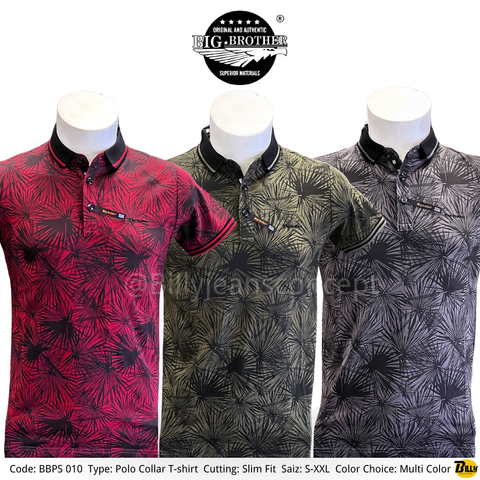 Code BBPS 010 Type Polo Collar T-shirt Cutting Slim Fit Saiz S-XXL Color Choice Multi Color - 1-1701329791865