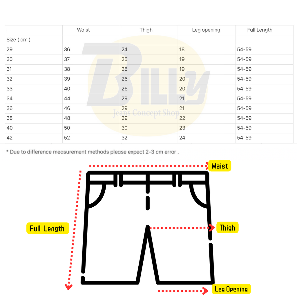 Code KCPS-7003 Cutting Slim Fit Type Cotton Pants Saiz 29-42 Color Choice Multi Color - 8