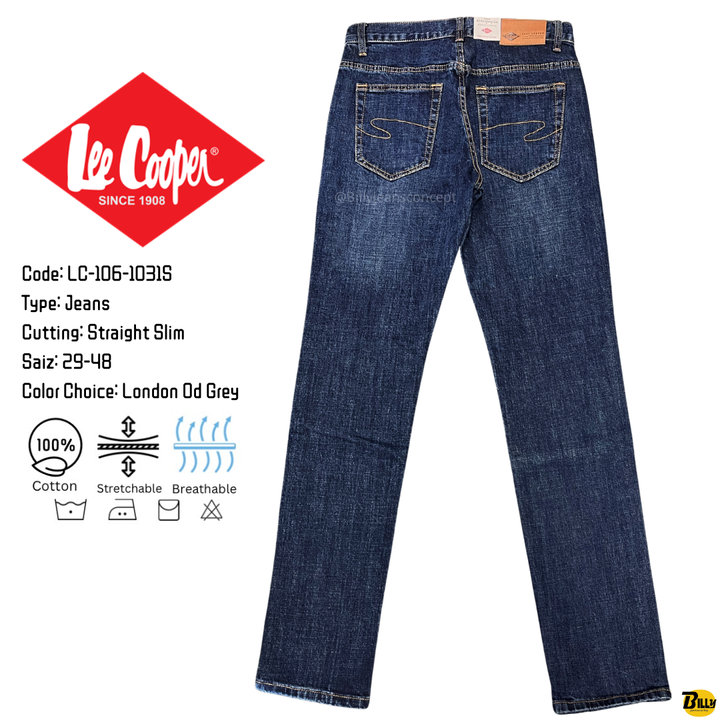 Code S11-20055 Type Jeans Cutting Straight Cut Saiz 29-38 - 5